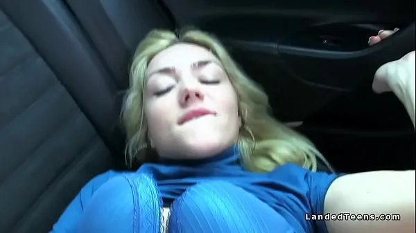 Hot Teen hitchhiker gets cumshot in car clips Clips