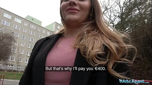 Hot Public Agent Russian shaven pussy fucked for cash clips Clips