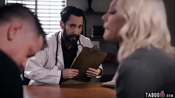 Hot Infertile couple visits a doctor who has a solution clips Clips