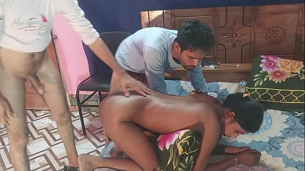 Hot First time sex desi girlfriend Threesome Bengali Fucks Two Guys and one girl , Hanif pk and Sumona and Manik clips Clips